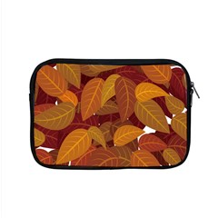 Watercolor Leaves Leaf Orange Apple Macbook Pro 15  Zipper Case