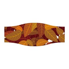 Watercolor Leaves Leaf Orange Stretchable Headband