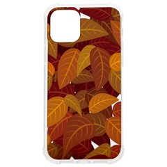 Watercolor Leaves Leaf Orange Iphone 12/12 Pro Tpu Uv Print Case