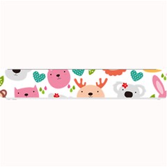 Cute Animals Cartoon Seamless Background Small Bar Mat