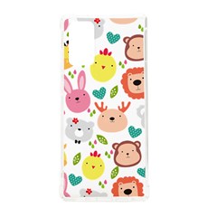 Cute Animals Cartoon Seamless Background Samsung Galaxy Note 20 Tpu Uv Case