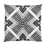 Black And White Modern Texture Seamless Print Fabric Pattern Standard Cushion Case (One Side) Front