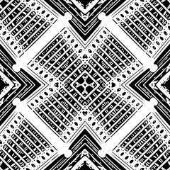 Black And White Modern Texture Seamless Print Fabric Pattern Play Mat (rectangle) by Jancukart