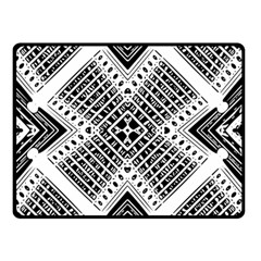 Black And White Modern Texture Seamless Print Fabric Pattern Fleece Blanket (small) by Jancukart