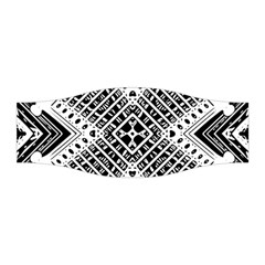 Black And White Modern Texture Seamless Print Fabric Pattern Stretchable Headband by Jancukart