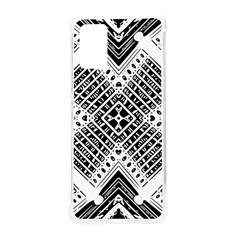 Black And White Modern Texture Seamless Print Fabric Pattern Samsung Galaxy S20plus 6 7 Inch Tpu Uv Case