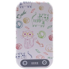 Cats And Food Doodle Seamless Pattern Sterilizers