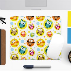 Owl Bird Cartoon Large Mousepad by Jancukart