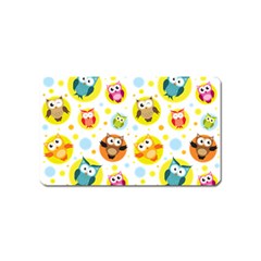 Owl Bird Cartoon Magnet (name Card)