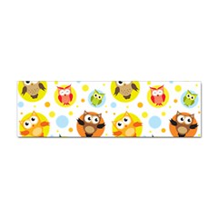 Owl Bird Cartoon Sticker Bumper (100 Pack)