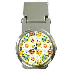 Owl Bird Cartoon Money Clip Watches