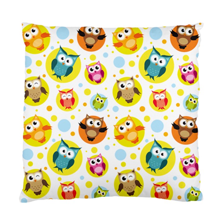 Owl Bird Cartoon Standard Cushion Case (One Side)