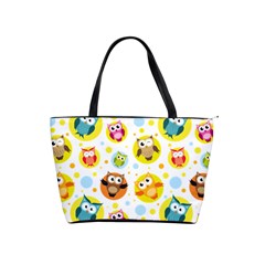 Owl Bird Cartoon Classic Shoulder Handbag by Jancukart