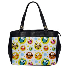 Owl Bird Cartoon Oversize Office Handbag