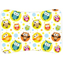 Owl Bird Cartoon Velour Seat Head Rest Cushion