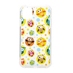 Owl Bird Cartoon Iphone 11 Tpu Uv Print Case by Jancukart