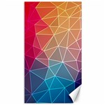 Multicolored Geometric Origami Idea Pattern Canvas 40  x 72  39.28 x69.23  Canvas - 1