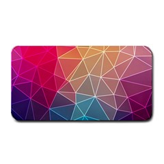 Multicolored Geometric Origami Idea Pattern Medium Bar Mat by Jancukart