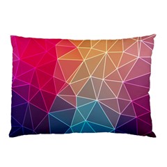 Multicolored Geometric Origami Idea Pattern Pillow Case