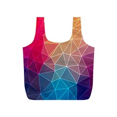 Multicolored Geometric Origami Idea Pattern Full Print Recycle Bag (s) by Jancukart