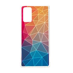 Multicolored Geometric Origami Idea Pattern Samsung Galaxy Note 20 Tpu Uv Case