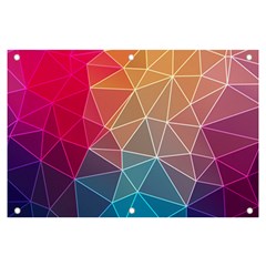 Multicolored Geometric Origami Idea Pattern Banner And Sign 6  X 4  by Jancukart