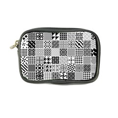 Black And White Geometric Patterns Coin Purse