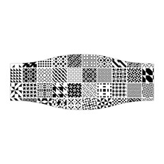 Black And White Geometric Patterns Stretchable Headband