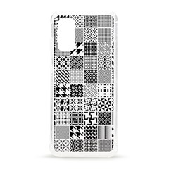 Black And White Geometric Patterns Samsung Galaxy S20 6 2 Inch Tpu Uv Case by Jancukart