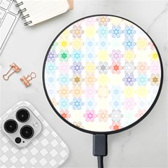 Spirals Twirls Abstract Geometric Art Pattern Wireless Fast Charger(black)