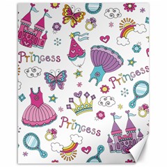 Princess Element Background Material Canvas 16  X 20 