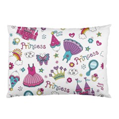 Princess Element Background Material Pillow Case