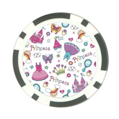 Princess Element Background Material Poker Chip Card Guard (10 Pack) by Jancukart