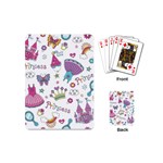 Princess Element Background Material Playing Cards Single Design (Mini) Back