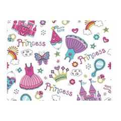 Princess Element Background Material Premium Plush Fleece Blanket (mini)