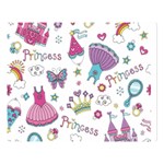 Princess Element Background Material Premium Plush Fleece Blanket (Large) 80 x60  Blanket Front