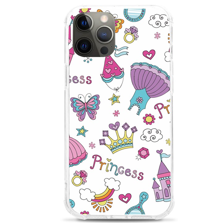 Princess Element Background Material iPhone 12 Pro max TPU UV Print Case