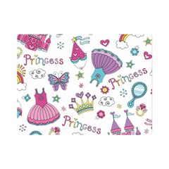 Princess Element Background Material One Side Premium Plush Fleece Blanket (mini)