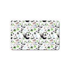 Giant Panda Bear Pattern Magnet (name Card)