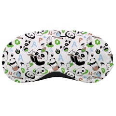 Giant Panda Bear Pattern Sleeping Mask by Jancukart