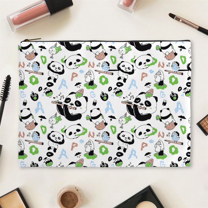 Giant Panda Bear Pattern Cosmetic Bag (XL)