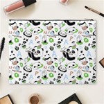 Giant Panda Bear Pattern Cosmetic Bag (XL) Back