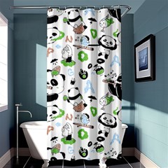 Giant Panda Bear Pattern Shower Curtain 36  X 72  (stall)  by Jancukart