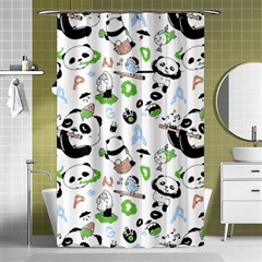 Giant Panda Bear Pattern Shower Curtain 48  X 72  (small)  by Jancukart