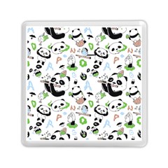 Giant Panda Bear Pattern Memory Card Reader (square)