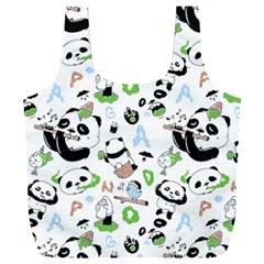 Giant Panda Bear Pattern Full Print Recycle Bag (xxl) by Jancukart