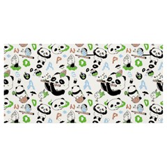 Giant Panda Bear Pattern Banner And Sign 8  X 4 