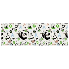 Giant Panda Bear Pattern Banner And Sign 9  X 3 