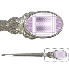 Square Purple Pattern Bead Purple Keffiyeh Purple Geometric Headdress Angle Violet Rectangle Letter Opener