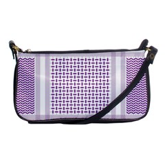 Square Purple Pattern Bead Purple Keffiyeh Purple Geometric Headdress Angle Violet Rectangle Shoulder Clutch Bag